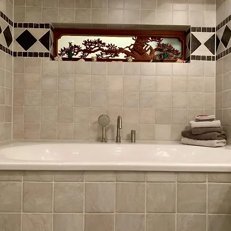 펜션 Haus Am Hafen - Kaminfeeling Und Luxus Unter Reet 프레로